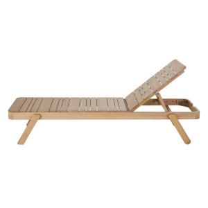 Bain de soleil professionnel empilable en bois d'eucalyptus…