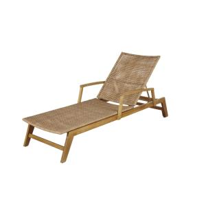 Bain de soleil professionnel en bois d'acacia et résine tre…