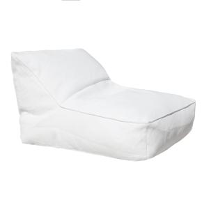 Bain de soleil Pug extérieur déhoussable blanc