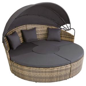 Bain de soleil rond au Design contemporain luxueux marron n…