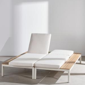 Bains de soleil en aluminium et toile en polyester recyclé…