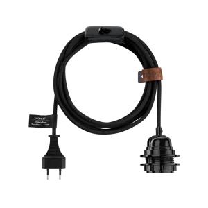 Bala noir : baladeuse déco et suspension sur prise 4,5 m