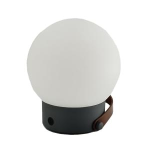 Baladeuse solaire rechargeable Plastique Gris h23cm