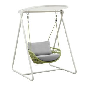 Balancelle de jardin en corde vert extérieur