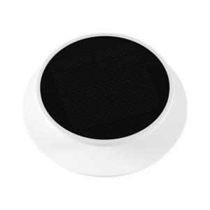 Balise solaire à piquer Plastique Blanc d16cm