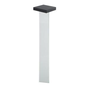 Balise solaire Aluminium Noir H90cm