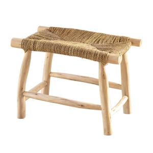 Banc bois naturel japandi naturel 60 x 40