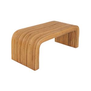 Banc, bout de lit en rotin naturel, 100cm