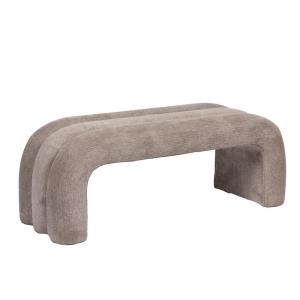Banc Bump  marron en tissu