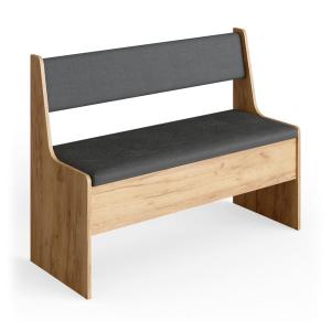 Banc d’angle Chêne doré 106,6x80 cm