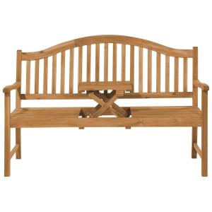 Banc d'extérieur 150 cm bois d'acacia marron