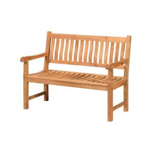 Banc de jardin 2 places en teck naturel