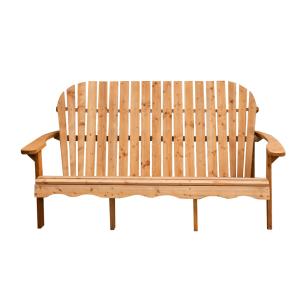 Banc de jardin , 3 personnes,style adirondack, bois