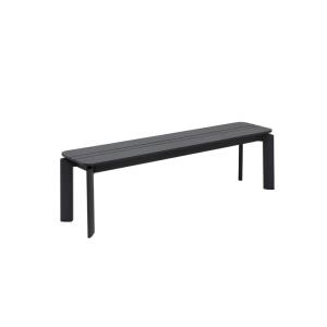 Banc de jardin en Aluminium Gris 155cm