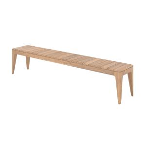 Banc de jardin en bois de teck recyclé 5 personnes