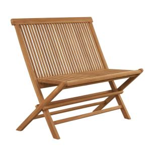 Banc de jardin en teck pliant