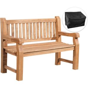 Banc de jardin pour 2 personnes en bois Teck
