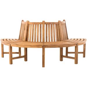 Banc de jardin pour 4 personnes en bois Teck