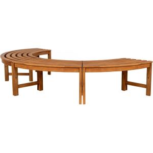 Banc de jardin pour 5 personnes en bois Teck