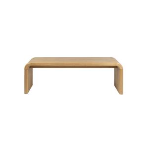 Banc de salle à manger en bois d'hévéa marron