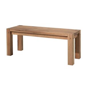 Banc de table en chêne massif 123cm