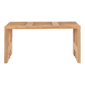 Banc design en bois de teck 90cm