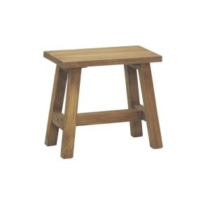 Banc en acajou naturel petit modèle