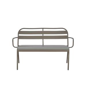 Banc en aluminium vert 118cm
