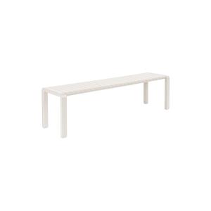 Banc en aluminum blanc