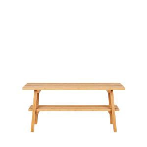 Banc en bambou L70cm - Bois clair