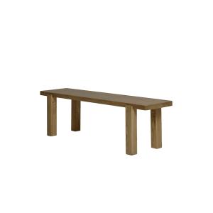 Banc en bois 140 cm, couleur marron, 140 cm