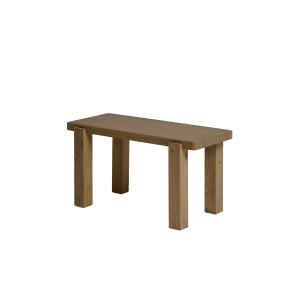 Banc en bois couleur marron, 80 cm