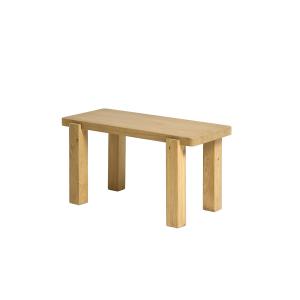 Banc en bois couleur naturelle, 80 cm