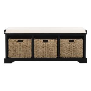 Banc en bois de pin noir