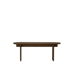 Banc en bois de sapin marron, 120 cm