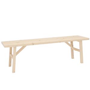 Banc en bois de sapin naturel 115x45cm