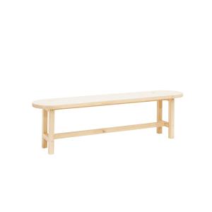 Banc en bois de sapin naturel 120x45cm