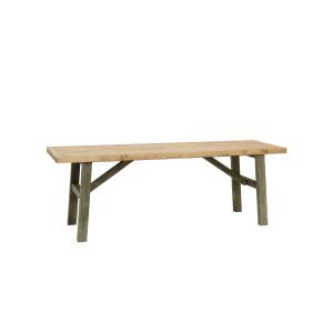 Banc en bois de sapin vert 115x45cm