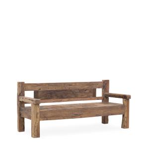 Banc en bois de teck recyclé L 208 cm