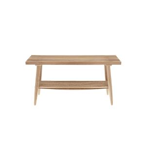 Banc en chêne en bois beige sable