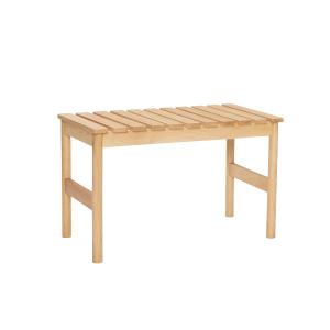 Banc en mdf, placage de chêne et bois de chêne naturel
