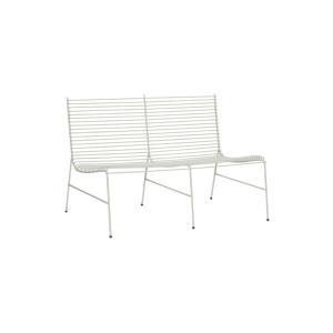 Banc en métal gris clair
