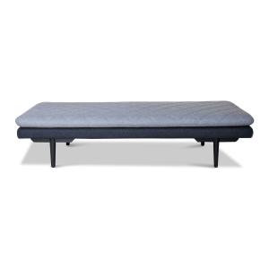 Banc en tissu bleu