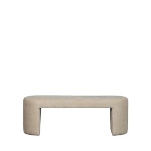 Banc en tissu L130cm - Beige