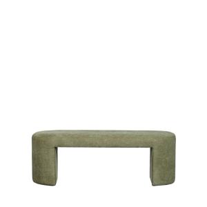 Banc en tissu L130cm - Vert