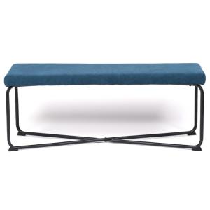 Banc en velours côtelé  TU Bleu
