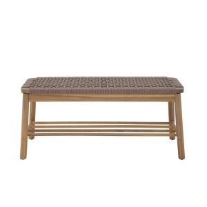 Banc intérieur et extérieur  en bois d'acacia et corde marr…
