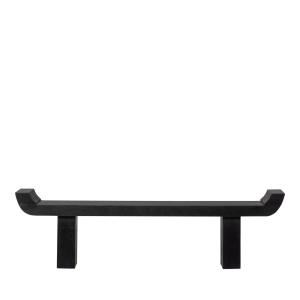 Banc japandi en bois L183cm - Noir