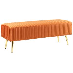 Banc Orange Velours