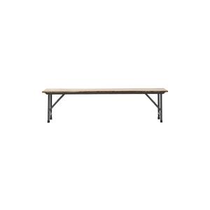 Banc pliant 3 pl en bois clair